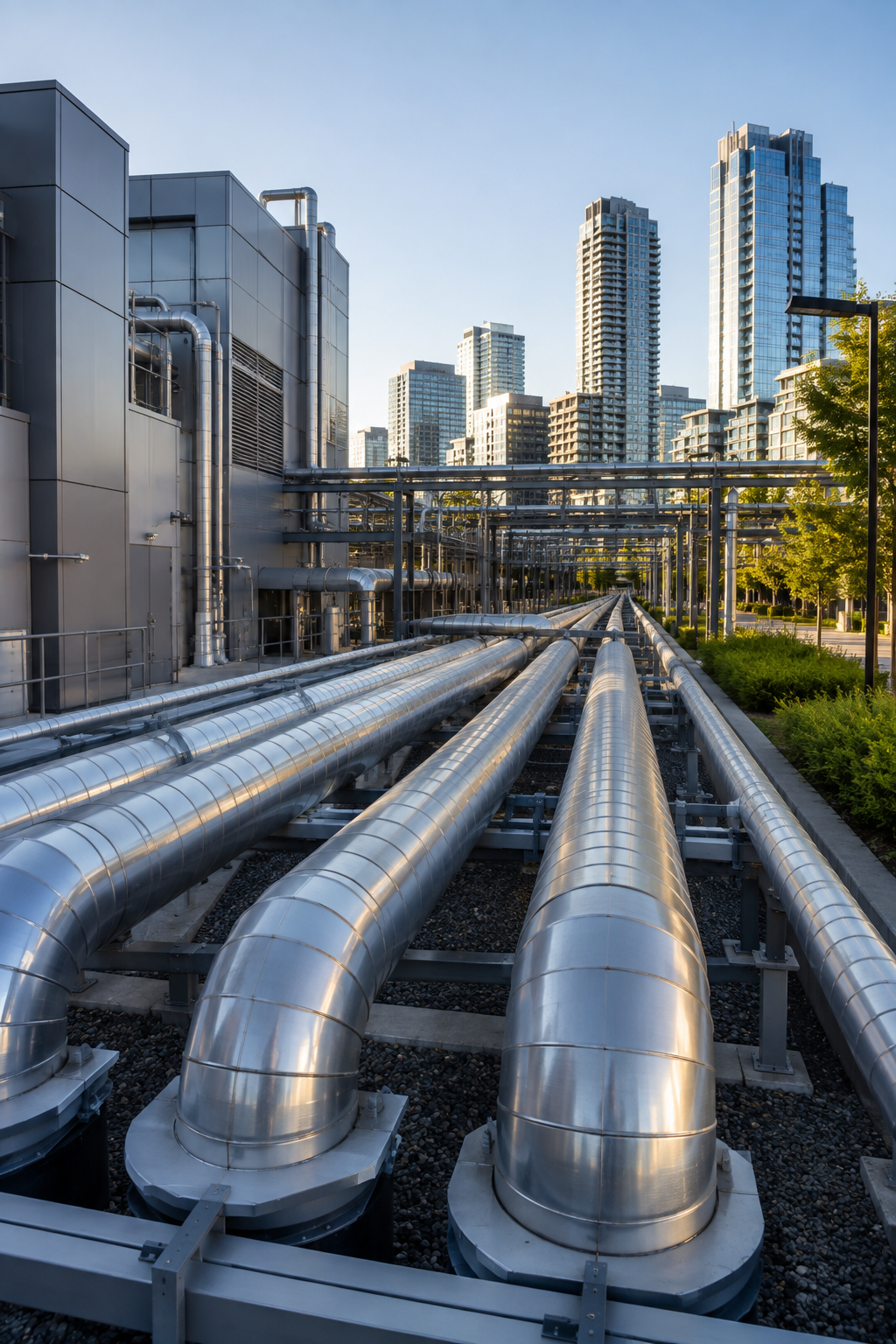 District energy building interface station